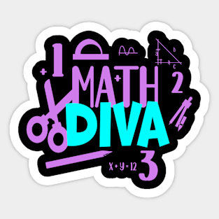 Math Diva Sticker